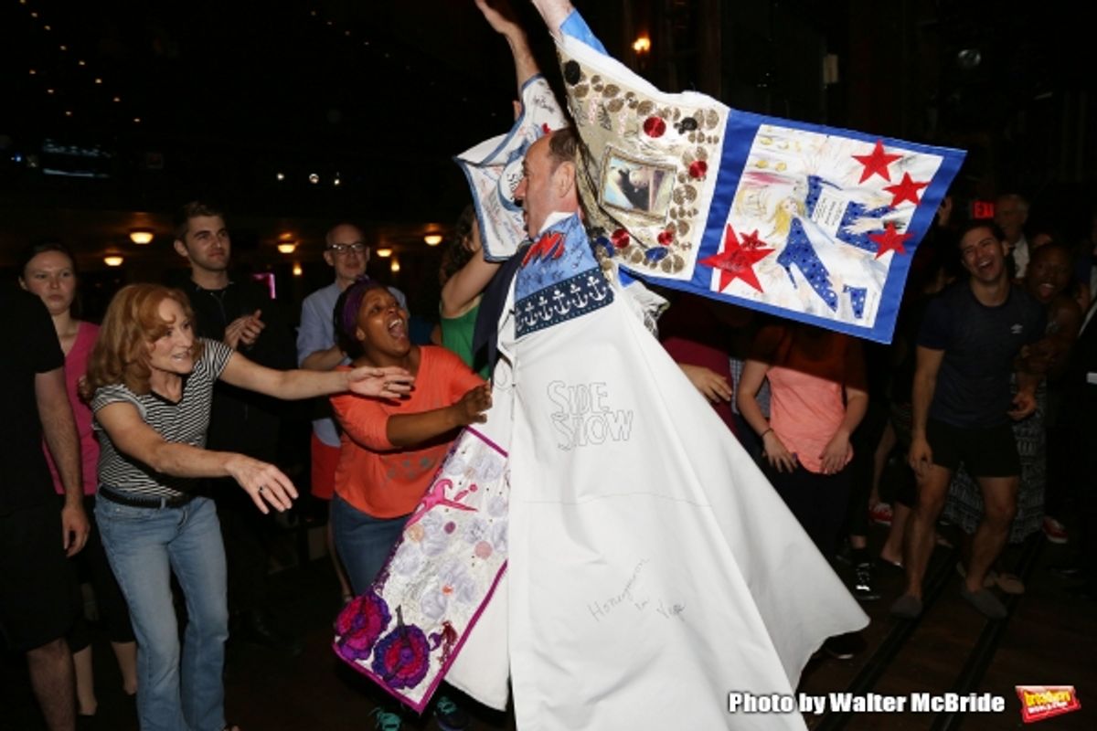 Dan Sharkey and cast at 