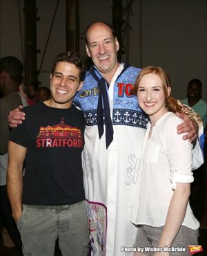 Josh Young, Dan Sharkey and Erin Mackey Photo