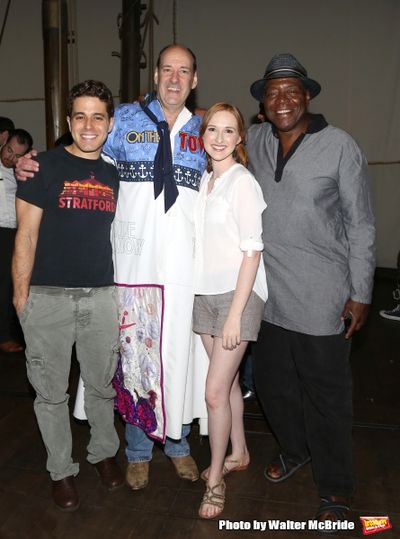 Josh Young, Dan Sharkey, Erin Mackey and Chuck Cooper Photo