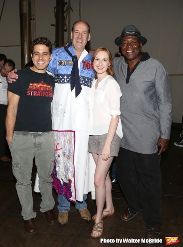 Josh Young, Dan Sharkey, Erin Mackey and Chuck Cooper Photo