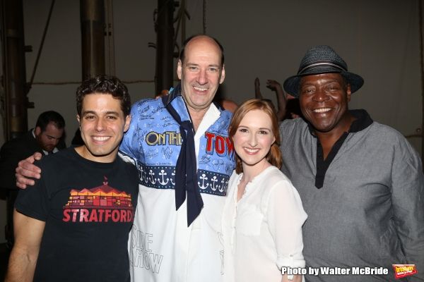 Josh Young, Dan Sharkey, Erin Mackey and Chuck Cooper Photo