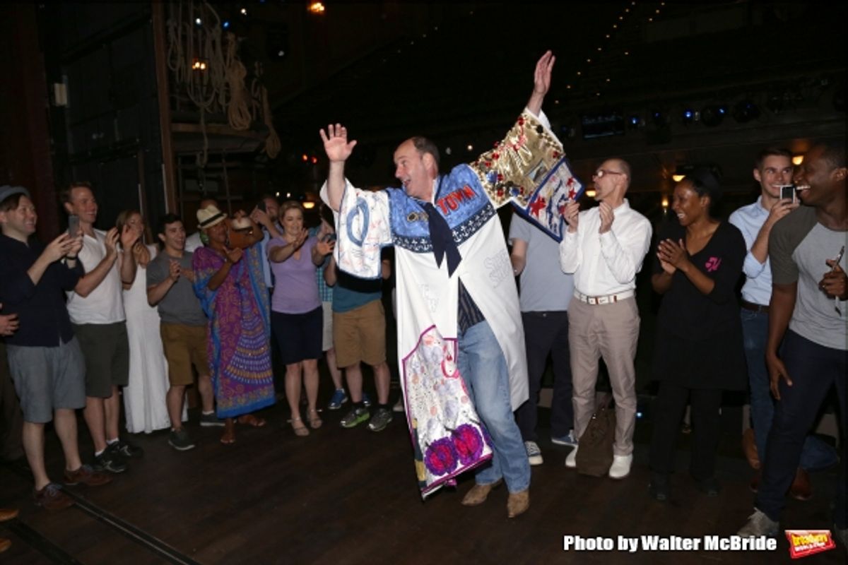 Dan Sharkey and cast at 