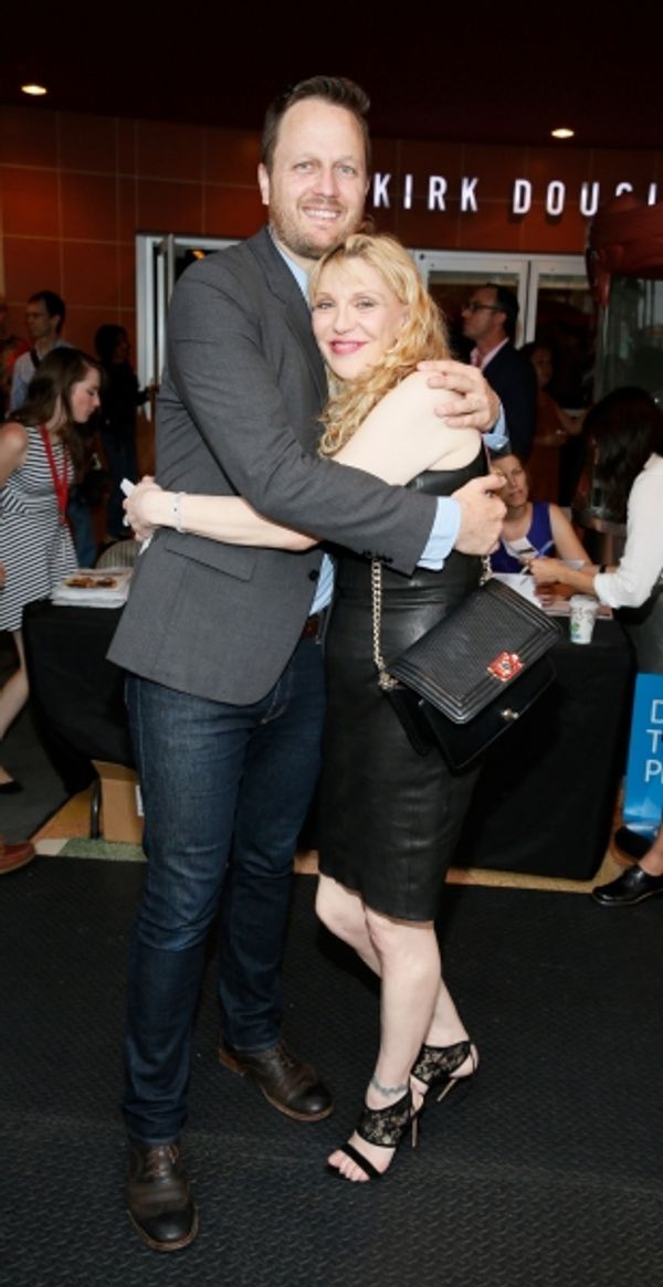 Todd Almond and Courtney Love Photo