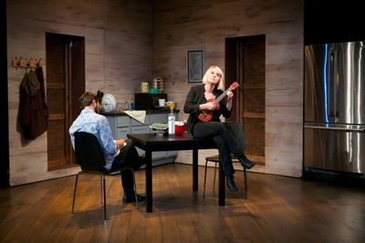 Cody Proctor as Trig and Katy Carolina Collins as Mash Photo