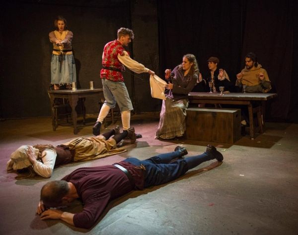 Kristin Larsen, Joshua Simpson, Abby Stark, Nicole Jordan and Max Tomaszewski with (f Photo