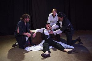 Max Tomaszewski, Jackie Davies, Ali Kidder-Mostrom and Josh Zagoren @ BroadwayWorld Max Tomaszewski, Jackie Davies, Ali Kidder-Mostrom and Josh Zagoren Photo