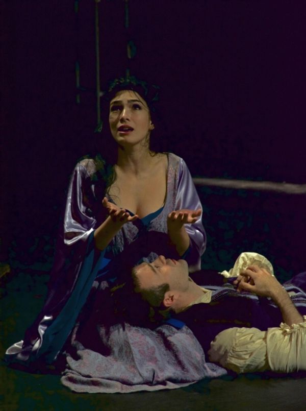 Lydia Hiller (Lady Mortimer) and Dan Wilson (Mortimer) Photo