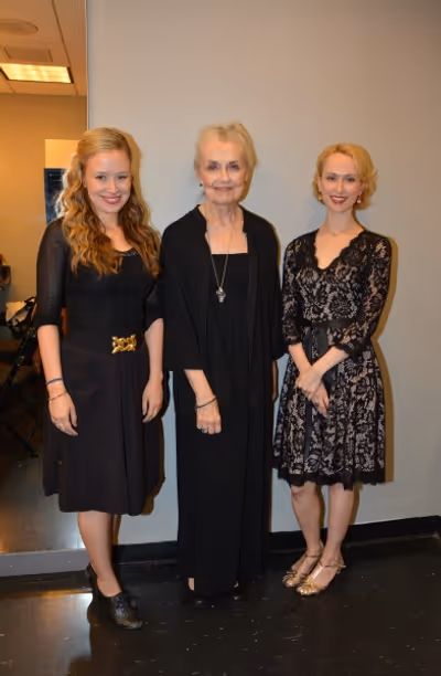Molly Ranson, Mary Beth Peil and Victoria Mack Photo