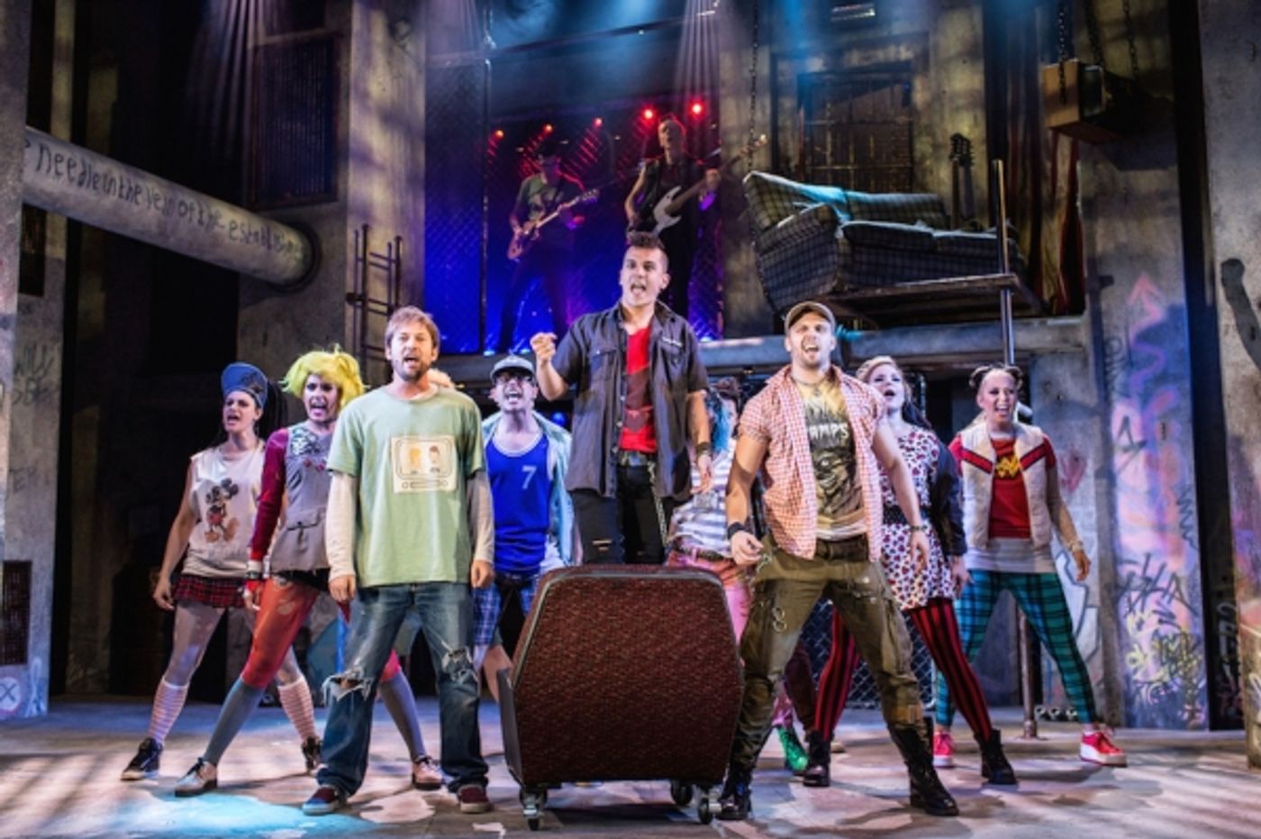 Photo Flash: First Look at Aaron Sidwell, Luke Baker, Amelia Lily and More in West End's AMERICAN IDIOT  Image