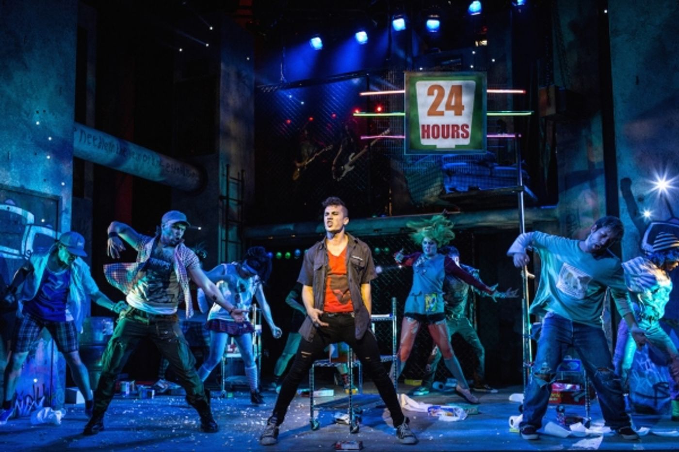 Photo Flash: First Look at Aaron Sidwell, Luke Baker, Amelia Lily and More in West End's AMERICAN IDIOT  Image