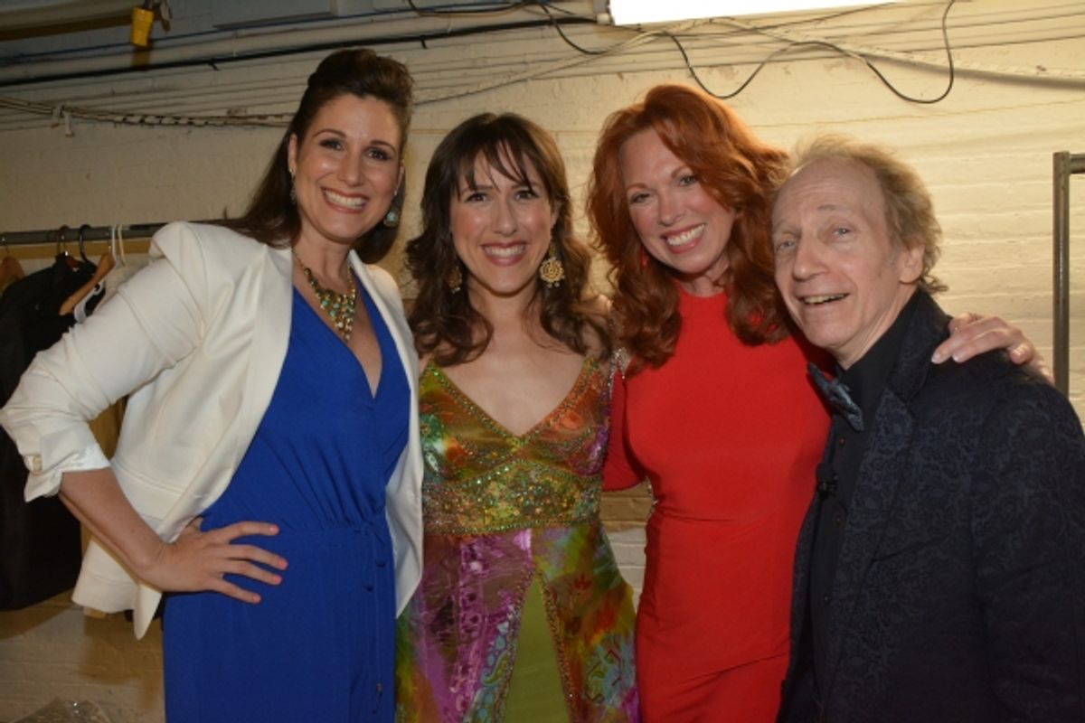 Stephanie J. Block, Farah Alvin, Carolee Carmello and Scott Siegel at 