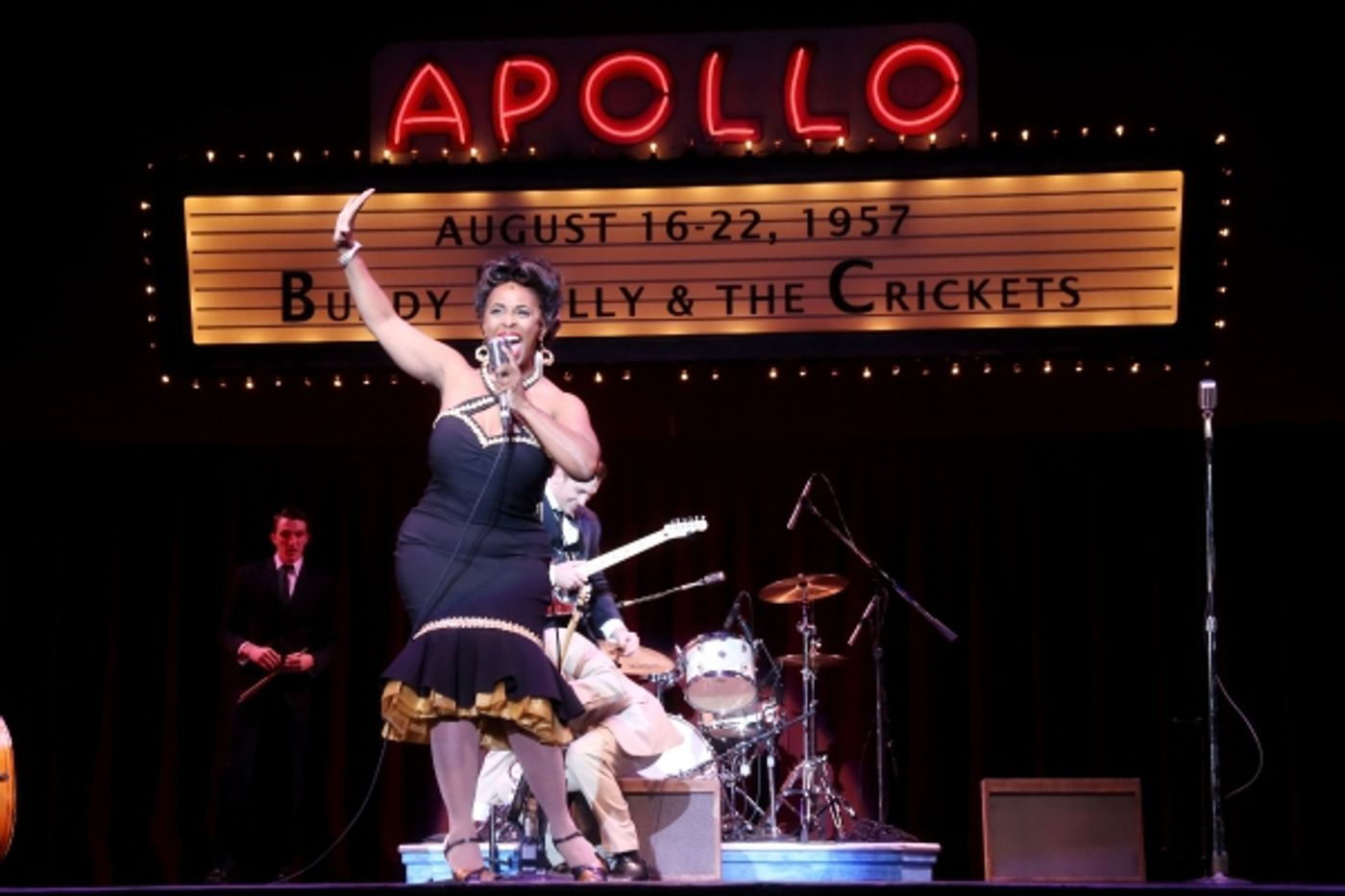 Photo Exclusive! First Look at James Barry, Matt Allen and More in BUDDY - THE BUDDY HOLLY STORY at North Carolina Theatre, Opening Tonight!  Image