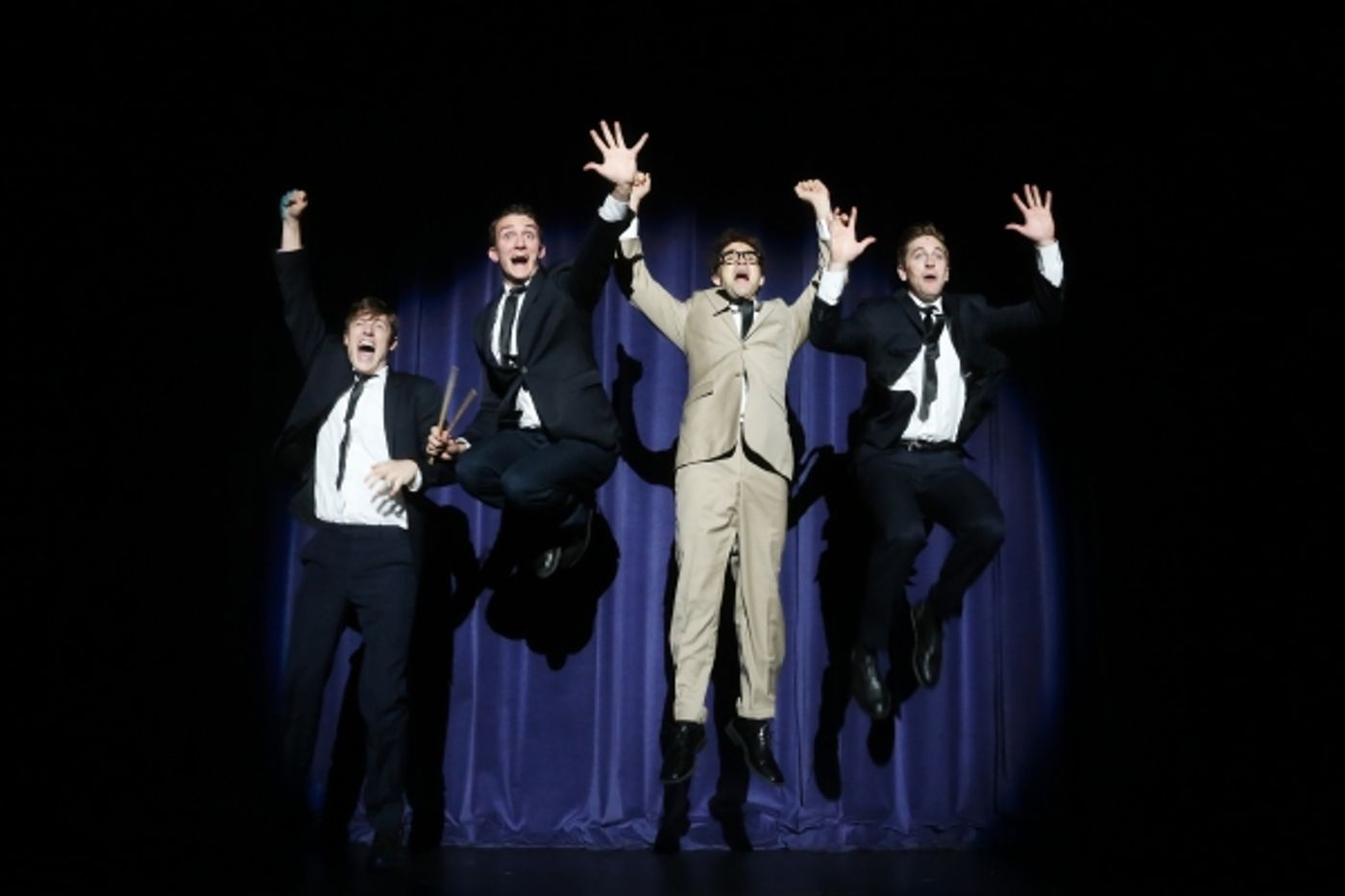 Photo Exclusive! First Look at James Barry, Matt Allen and More in BUDDY - THE BUDDY HOLLY STORY at North Carolina Theatre, Opening Tonight!  Image