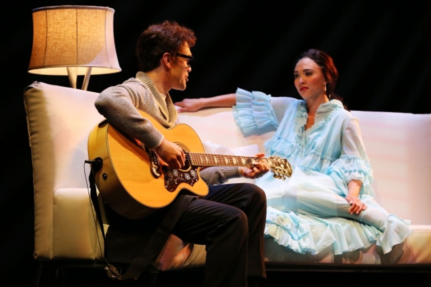 Photo Exclusive! First Look at James Barry, Matt Allen and More in BUDDY - THE BUDDY HOLLY STORY at North Carolina Theatre, Opening Tonight!  Image