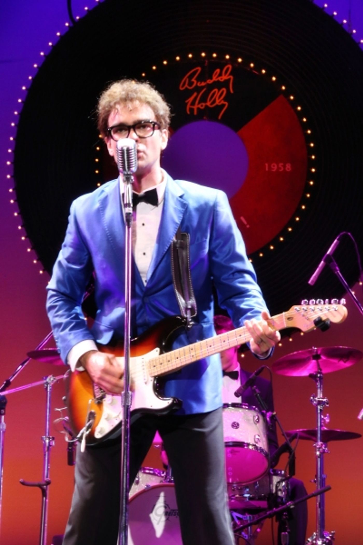 Photo Exclusive! First Look at James Barry, Matt Allen and More in BUDDY - THE BUDDY HOLLY STORY at North Carolina Theatre, Opening Tonight!  Image