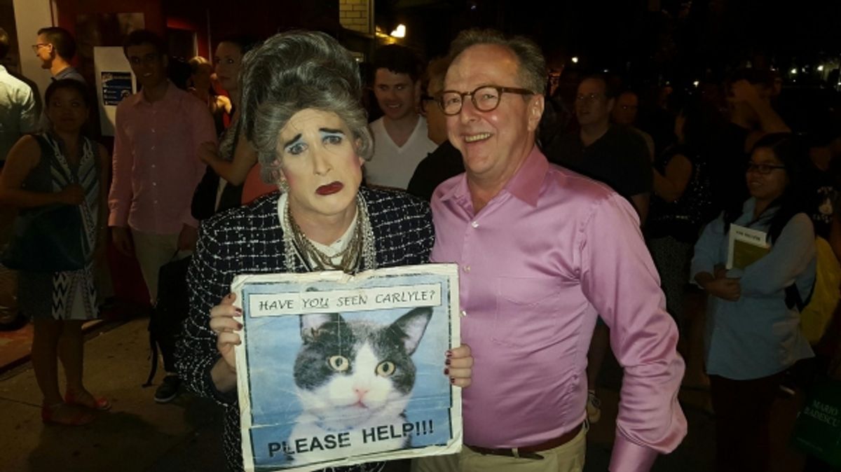 Mrs. Smith (David Hanbury) and Edward Hibbert at 