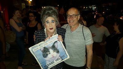 Mrs. Smith (David Hanbury) and Peter Friedman Photo