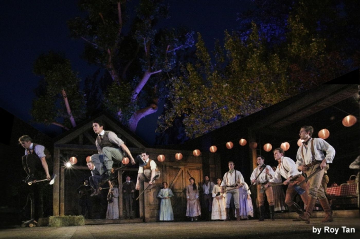 Photo Flash Exclusive: First Look at Alex Gaumond?& Laura Pitt-Pulford in SEVEN BRIDES FOR SEVEN BROTHERS  Image