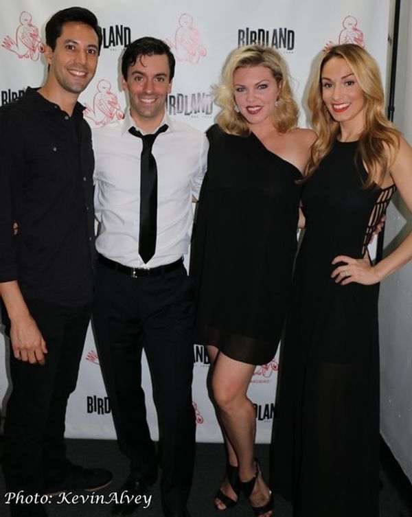 Andy Blanco, Clyde Alves, Robyn Hurder and Rebecca Riker Photo