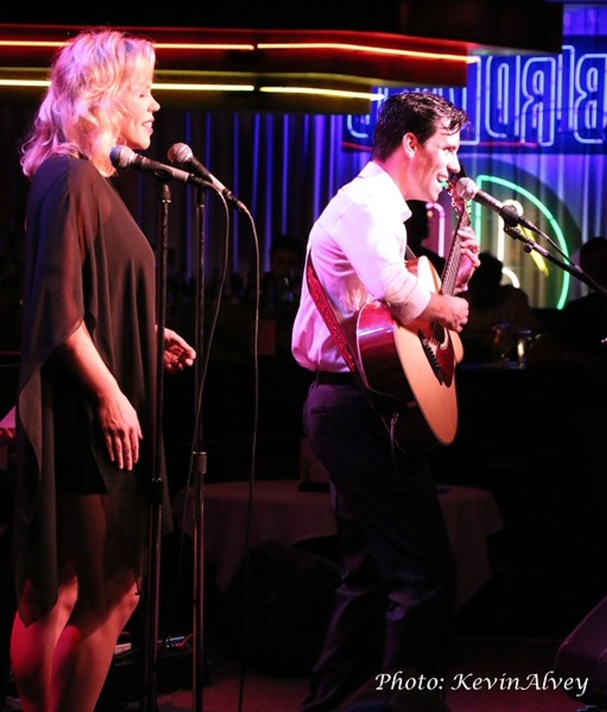 Robyn Hurder and Clyde Alves at 