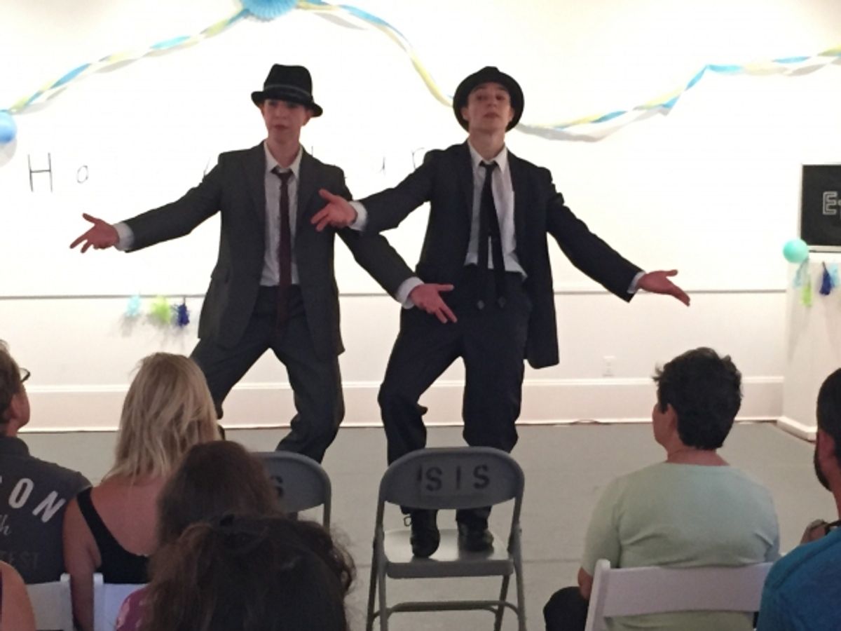 Anna Bass and Monica Bill Barnes at 