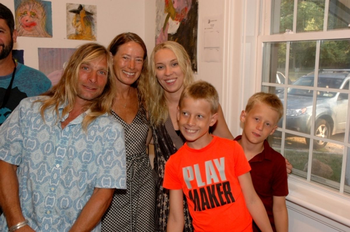 Rachael Horovitz and Emma de Kooning Villeneuve at 