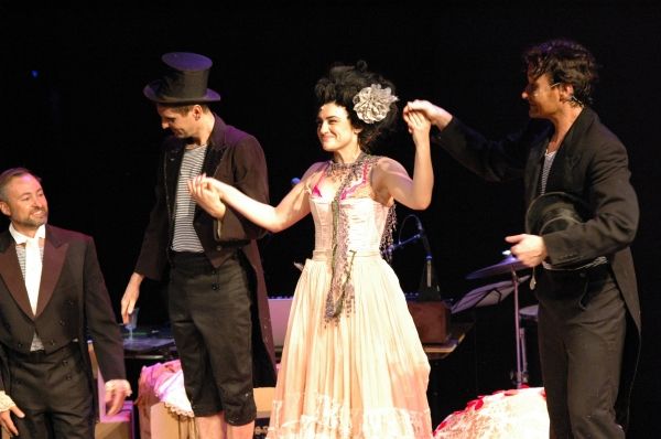 Basil Hogios, Simon Corfield, Sheridan Harbridge and Garth Holcombe Photo