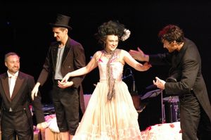 Basil Hogios, Simon Corfield, Sheridan Harbridge and Garth Holcombe Photo