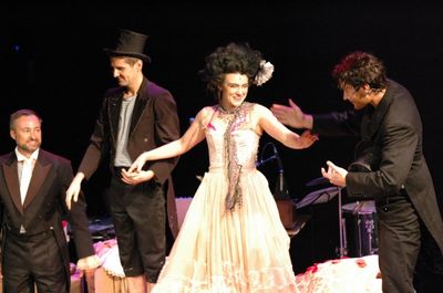 Basil Hogios, Simon Corfield, Sheridan Harbridge and Garth Holcombe Photo