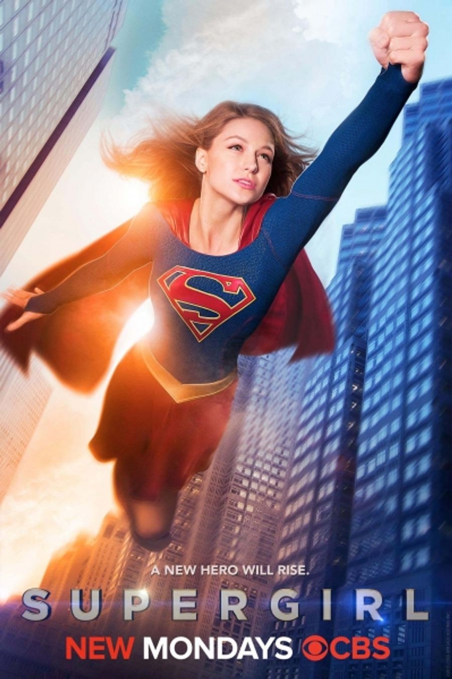 Photo Flash: Melissa Benoist Flies in New Poster for CBS's SUPERGIRL  Image