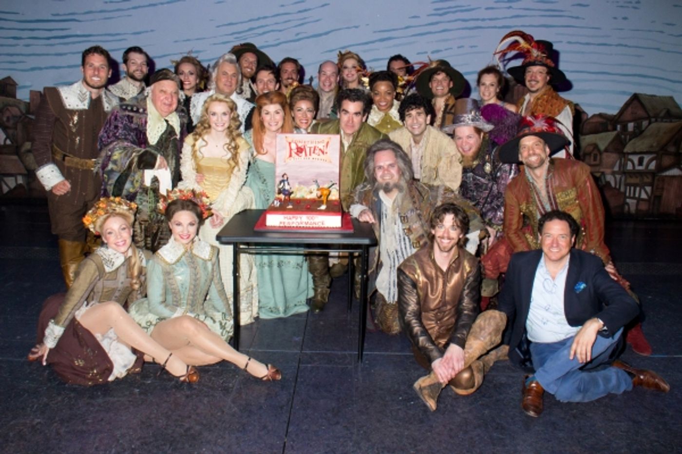 Photo Coverage: SOMETHING ROTTEN! Cast Celebrates 100 Performances on Broadway! Image