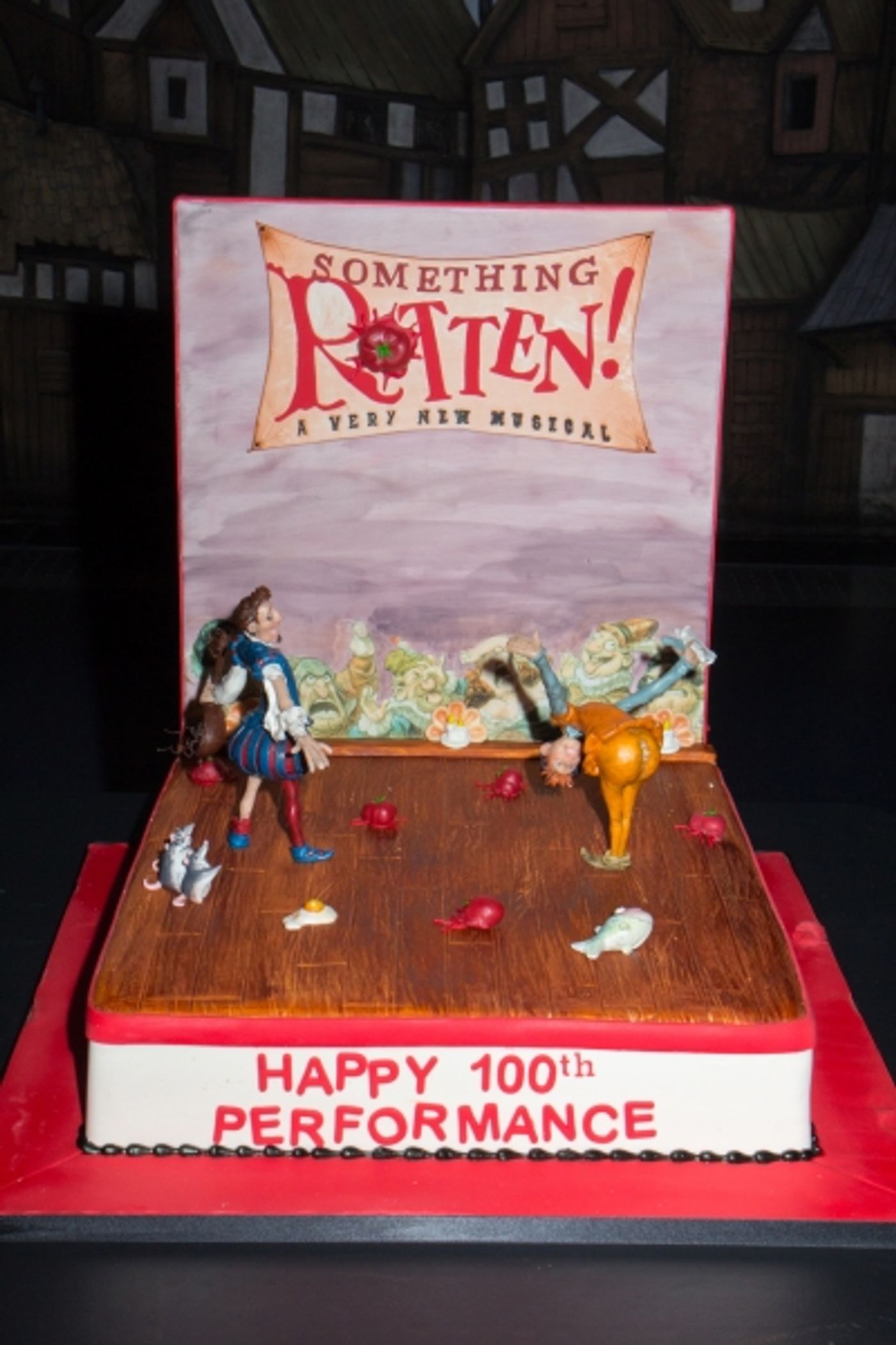 Photo Coverage: SOMETHING ROTTEN! Cast Celebrates 100 Performances on Broadway! Image