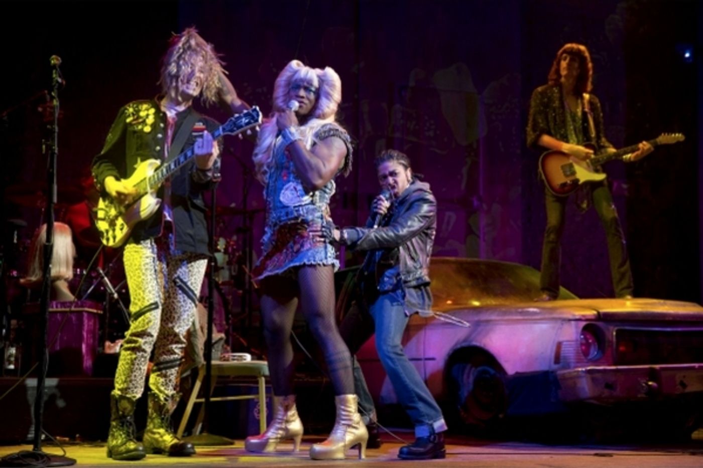 Photo Flash: Try and Tear Him Down! Taye Diggs Takes Over in HEDWIG AND THE ANGRY INCH on Broadway  Image