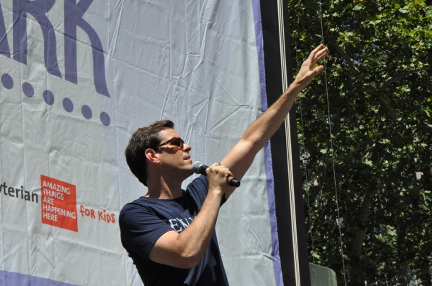 Photo Coverage: Casts of KINKY BOOTS, BEAUTIFUL, PHANTOM & More Perform in Bryant Park  Image