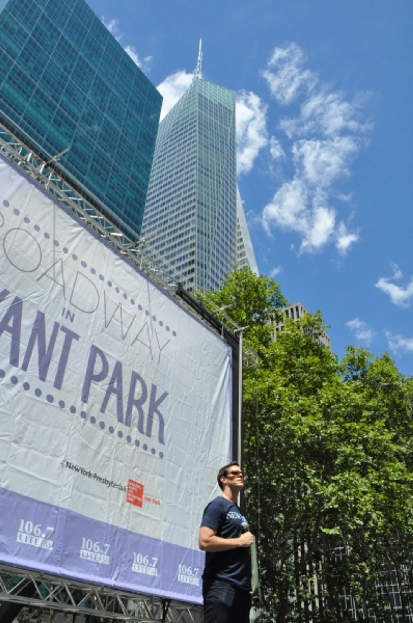 Photo Coverage: Casts of KINKY BOOTS, BEAUTIFUL, PHANTOM & More Perform in Bryant Park  Image