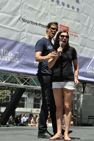 Jeremy Stolle and Julia Udine @ BroadwayWorld Jeremy Stolle and Julia Udine Photo