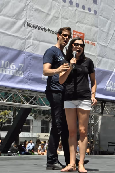 Jeremy Stolle and Julia Udine Photo