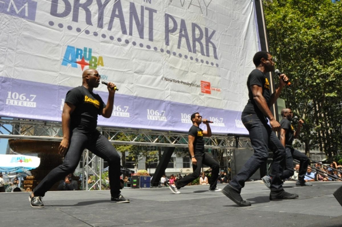 Douglas Lyons, E. Clayton Cornelius, Alan Wiggins and Melvin Tunstall at 