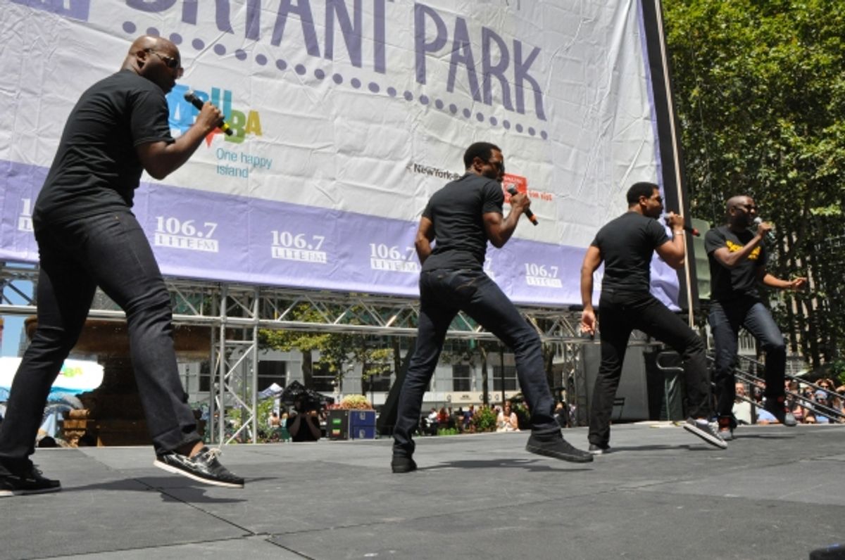 Douglas Lyons, E. Clayton Cornelius, Alan Wiggins and Melvin Tunstall at 