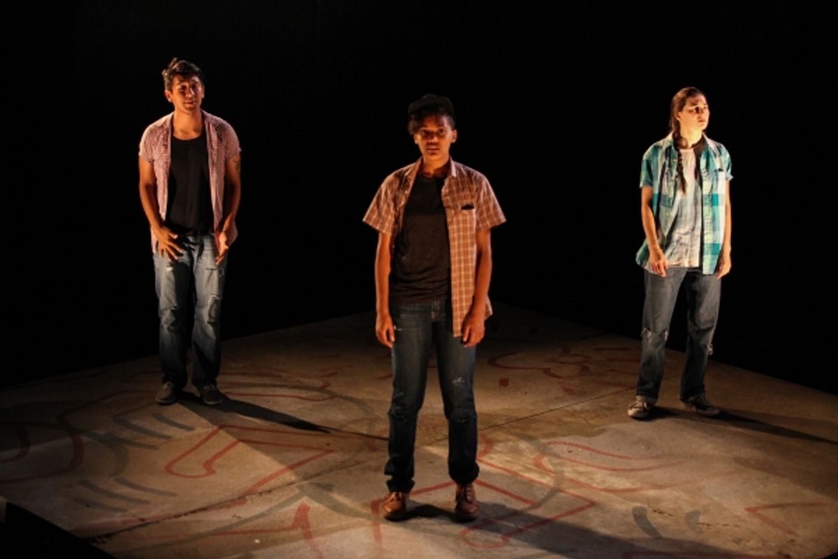 Liam Camarillo, Kyla Norton and Nikki R. Veit at 