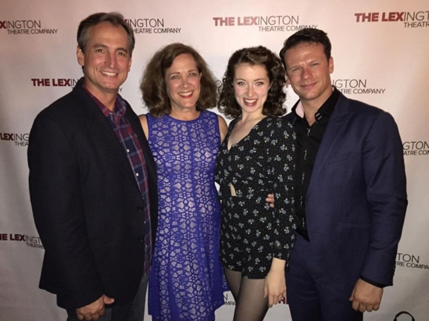 Photo Exclusive! Mathew Shepard, Karen Ziemba, Darien Crago and Nicolas Dromard at Opening Night of 42ND STREET  Image