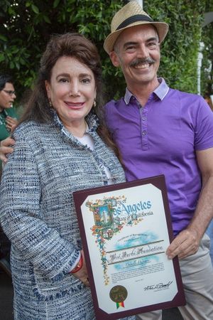 Donelle Dadigan and Councilman Mitch O''Farrell @ BroadwayWorld Donelle Dadigan and Councilman Mitch O''Farrell Photo