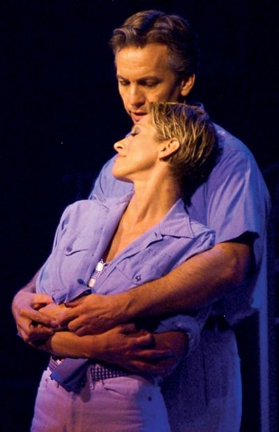 Robert Wilde as Emile de Becque and Deb Wims as Nellie Forbush Photo