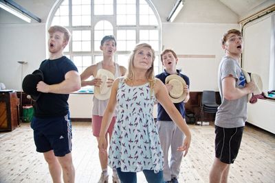Rafe Watts, Ryan Willis, Ruth Betteridge, George Knapper and Jonny Purchase Photo
