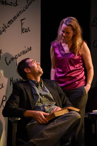 BranDon Walker (Mercer) and Erin Cronican (Theresa) Photo
