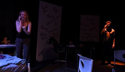 Erin Cronican (Theresa) and Daniel Michael Perez (Tony) Photo