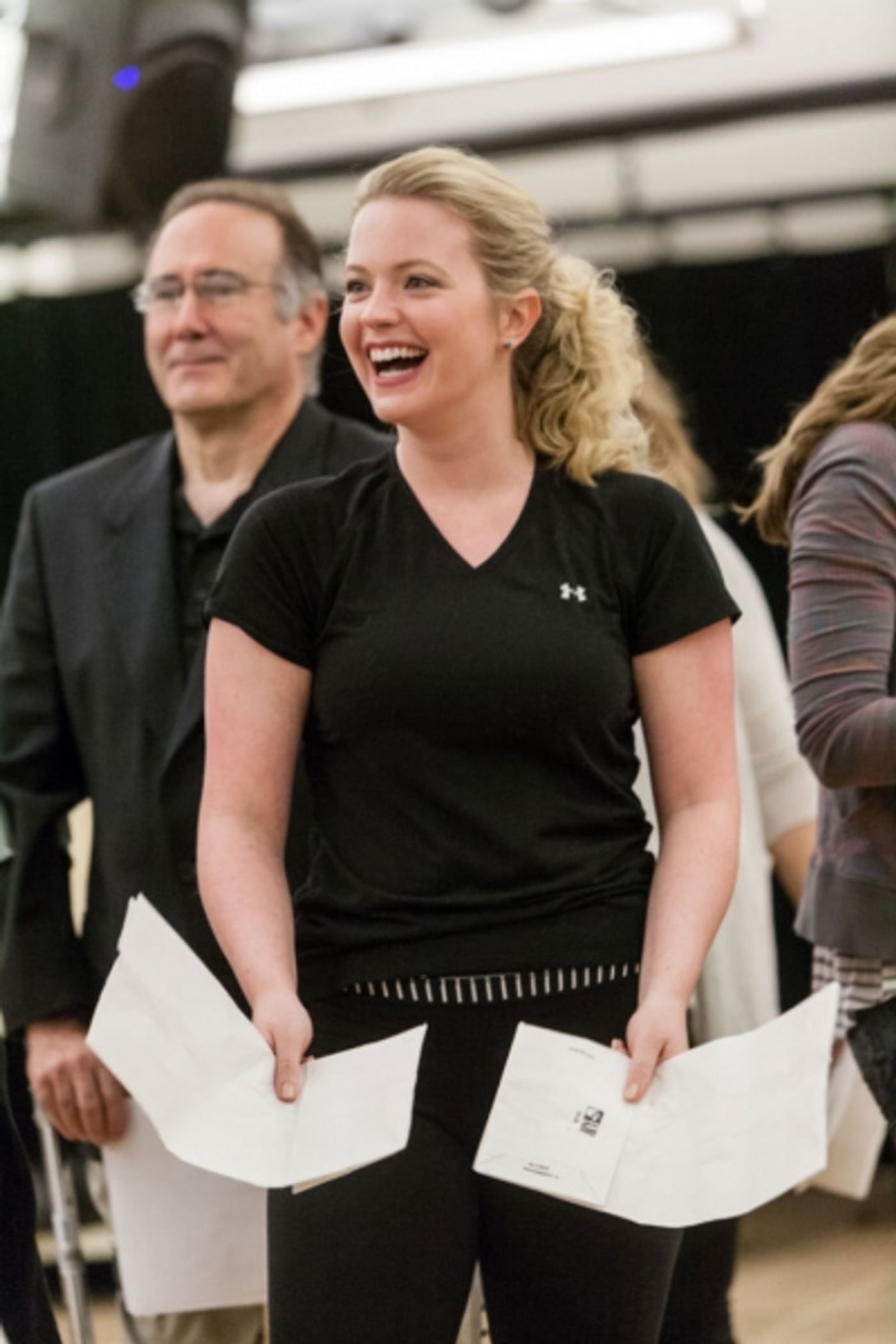 Photo Flash: First Look at Mark Evans, Lawrence Redmond and More in Rehearsals for Signature Theatre's THE FIX  Image