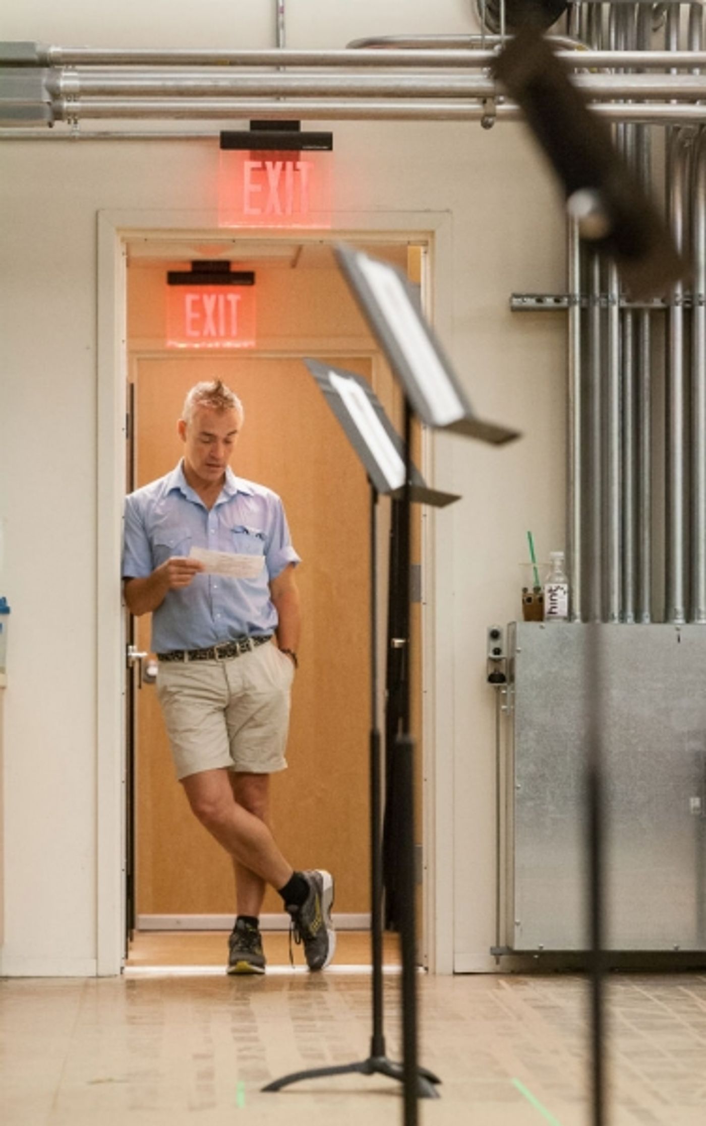 Photo Flash: First Look at Mark Evans, Lawrence Redmond and More in Rehearsals for Signature Theatre's THE FIX  Image