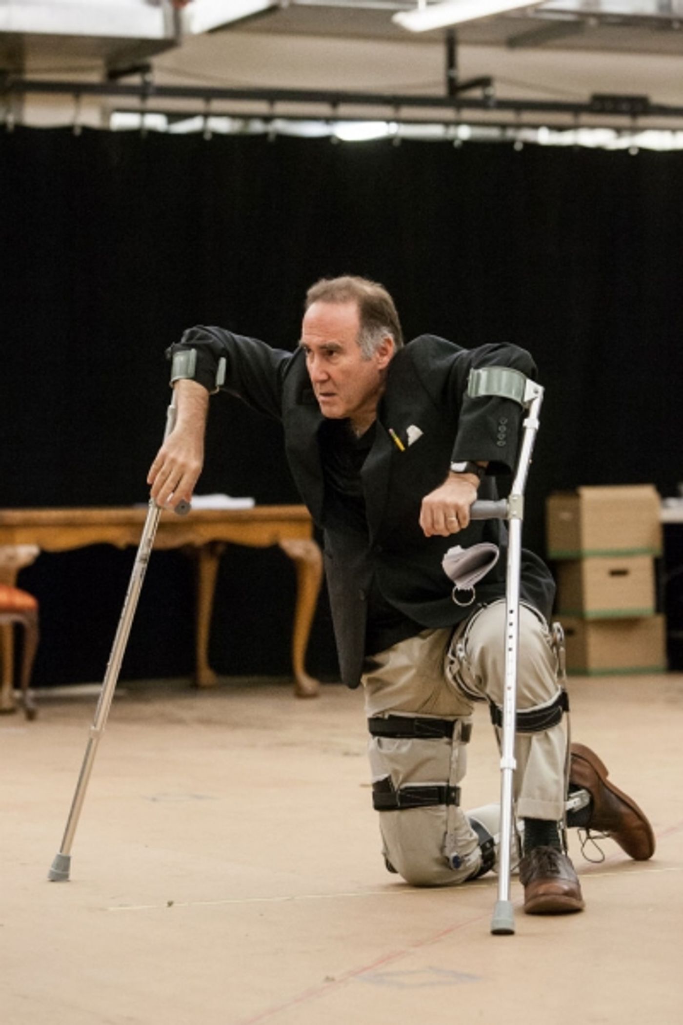 Photo Flash: First Look at Mark Evans, Lawrence Redmond and More in Rehearsals for Signature Theatre's THE FIX  Image