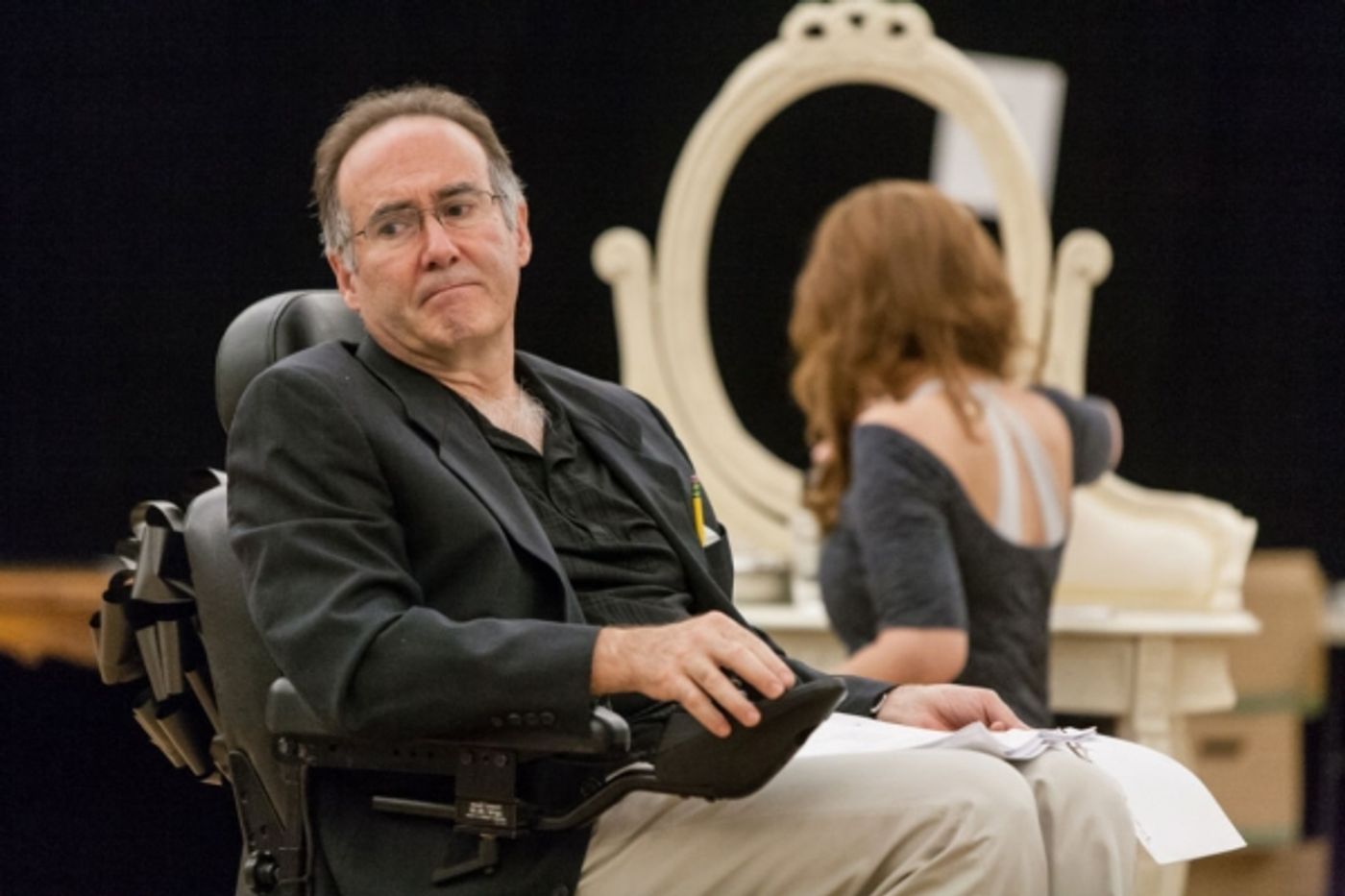 Photo Flash: First Look at Mark Evans, Lawrence Redmond and More in Rehearsals for Signature Theatre's THE FIX  Image